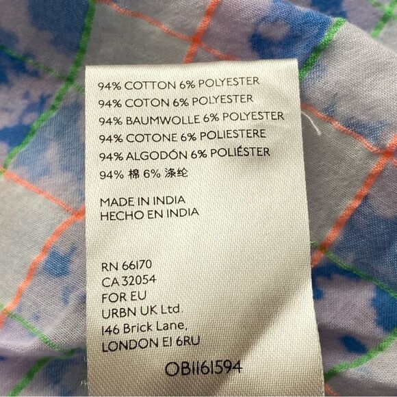 Pilcro x Anthropologie The Cate Tie-Dye Button Down Top Size Medium - Picture 13 of 16